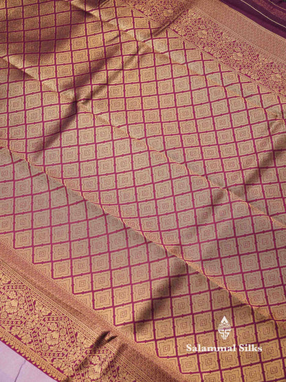 Beautiful Royal Blue Ikkat Semi Silk Fancy Saree With Vadamalli Blouse