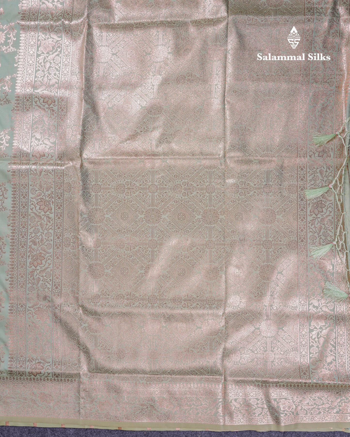 Beautiful Dark Maroon Semi Banaras Saree With Fancy Border