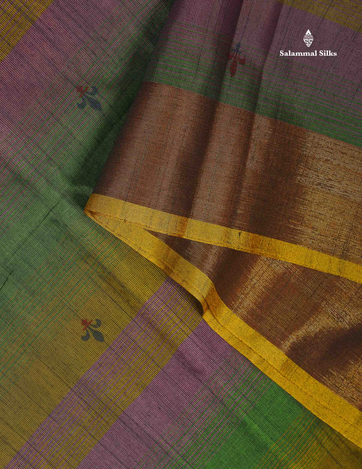 Cotton Mix Saree - Pinkish Orange Colour Body With Fancy Border