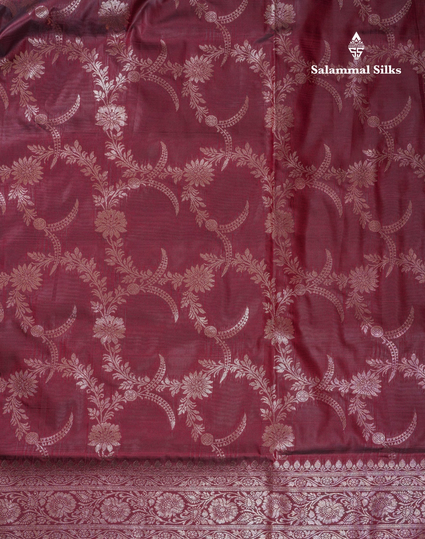 Beautiful Peacock Green Semi Banaras Saree With Fancy Border