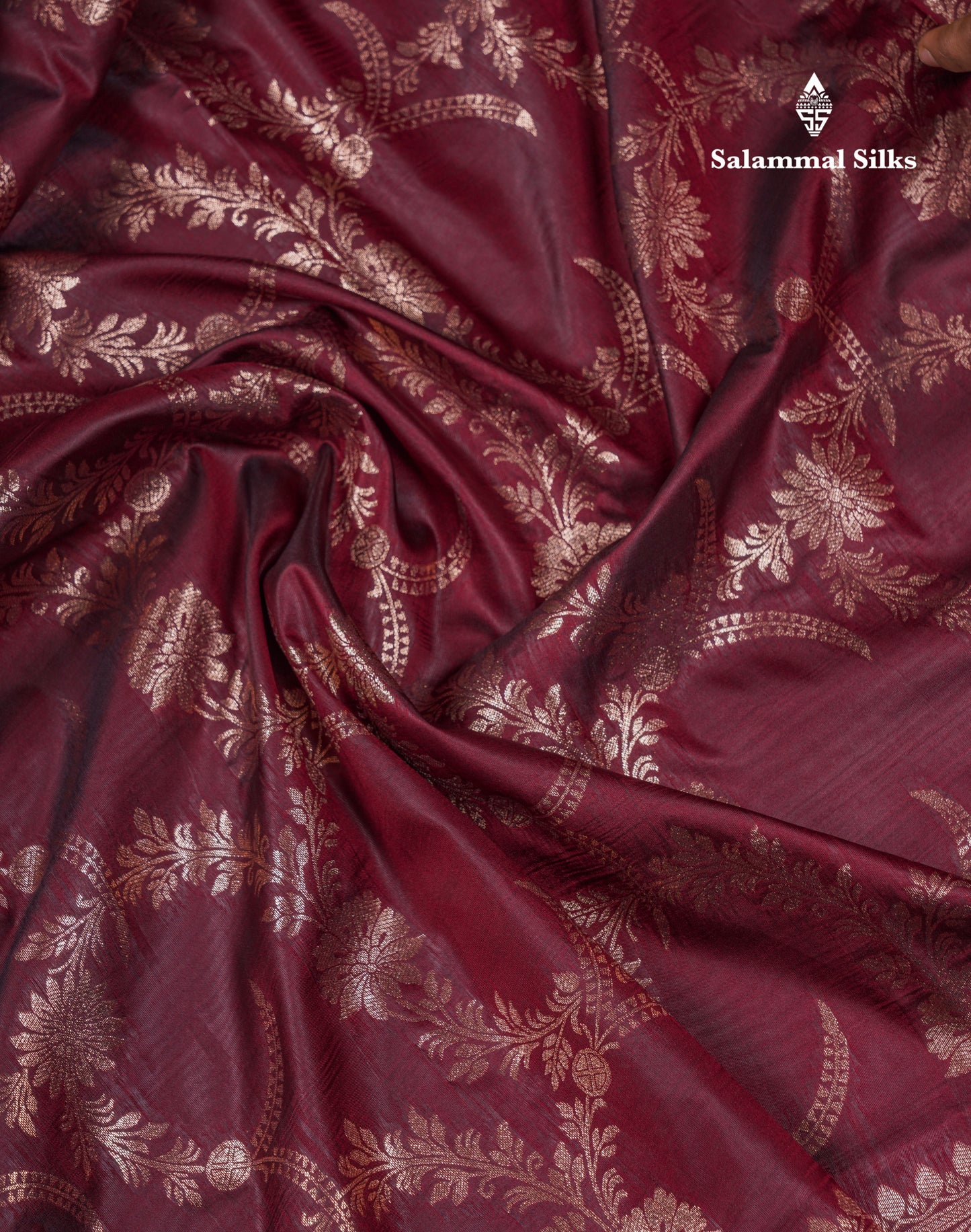 Beautiful Peacock Green Semi Banaras Saree With Fancy Border