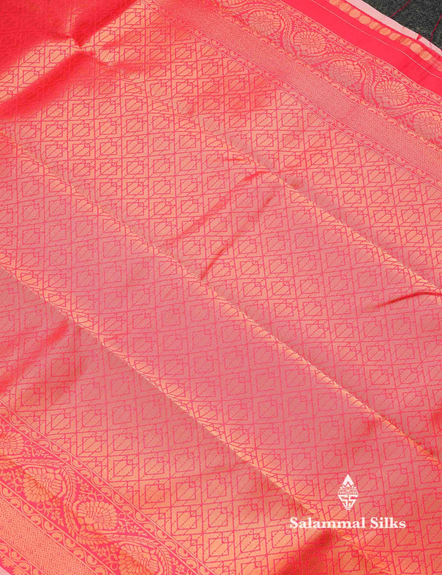 Beautiful Lavender Ikkat And Buttas Semi Silk Fancy Saree With Violet Blouse