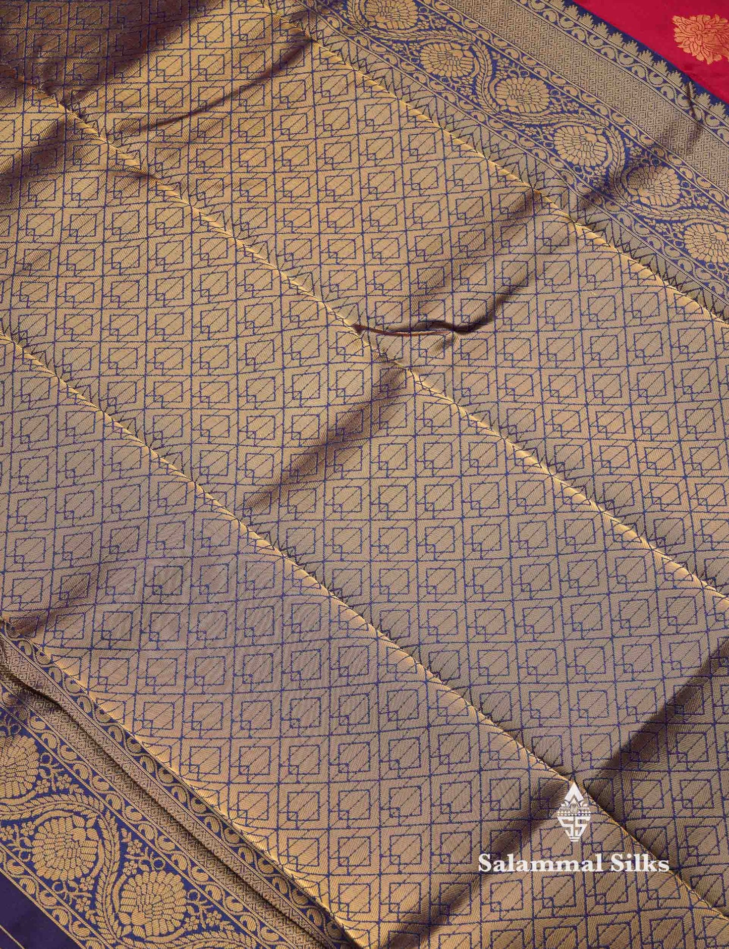 Beautiful Lavender Ikkat And Buttas Semi Silk Fancy Saree With Violet Blouse
