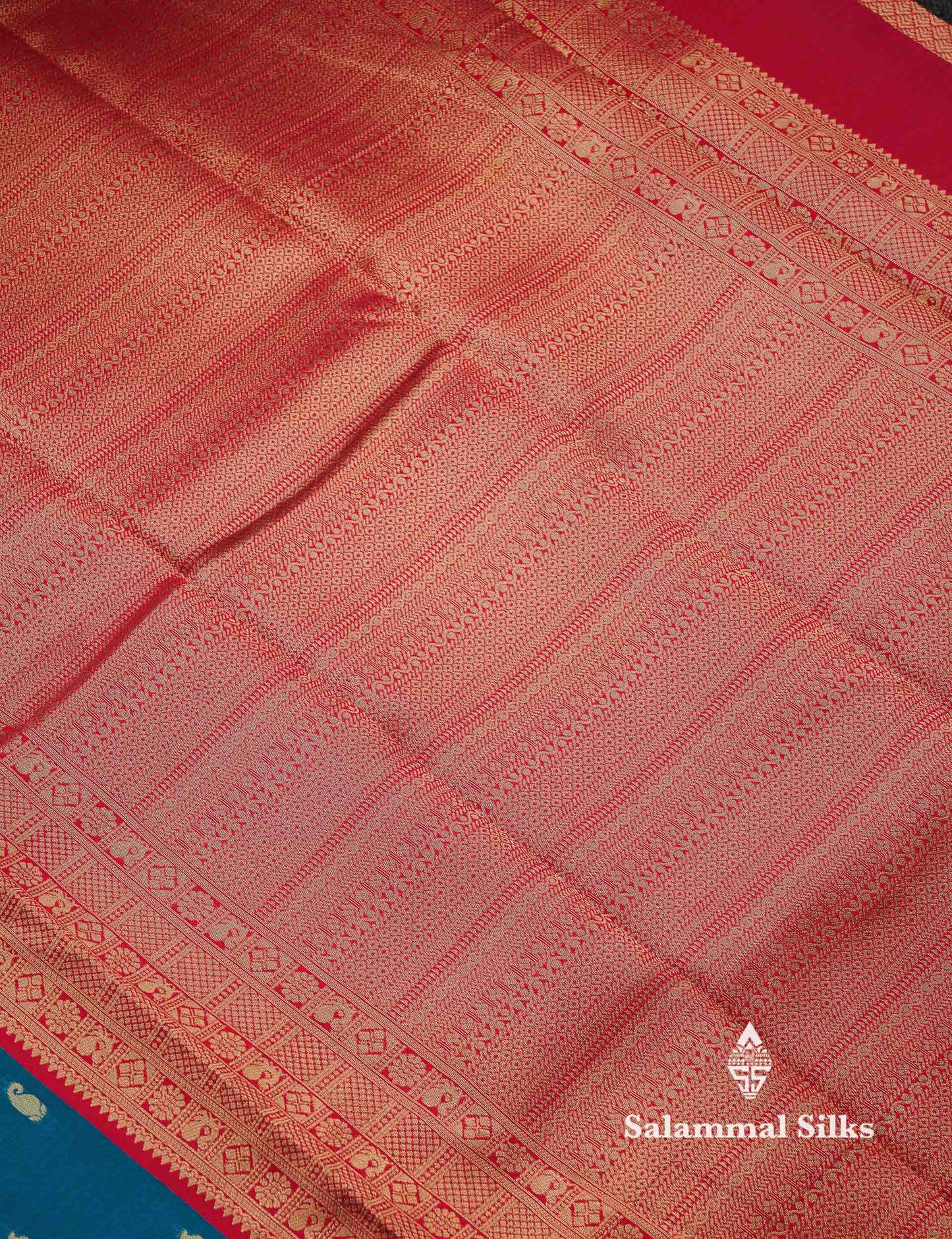 Beautiful Rexona Green Small Semi Silk Fancy Saree With Traditional Bottle Green Border