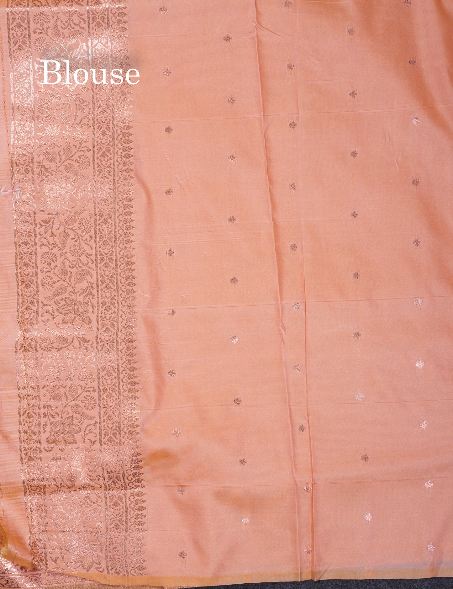 Beautiful Dark Maroon Semi Banaras Saree With Fancy Border