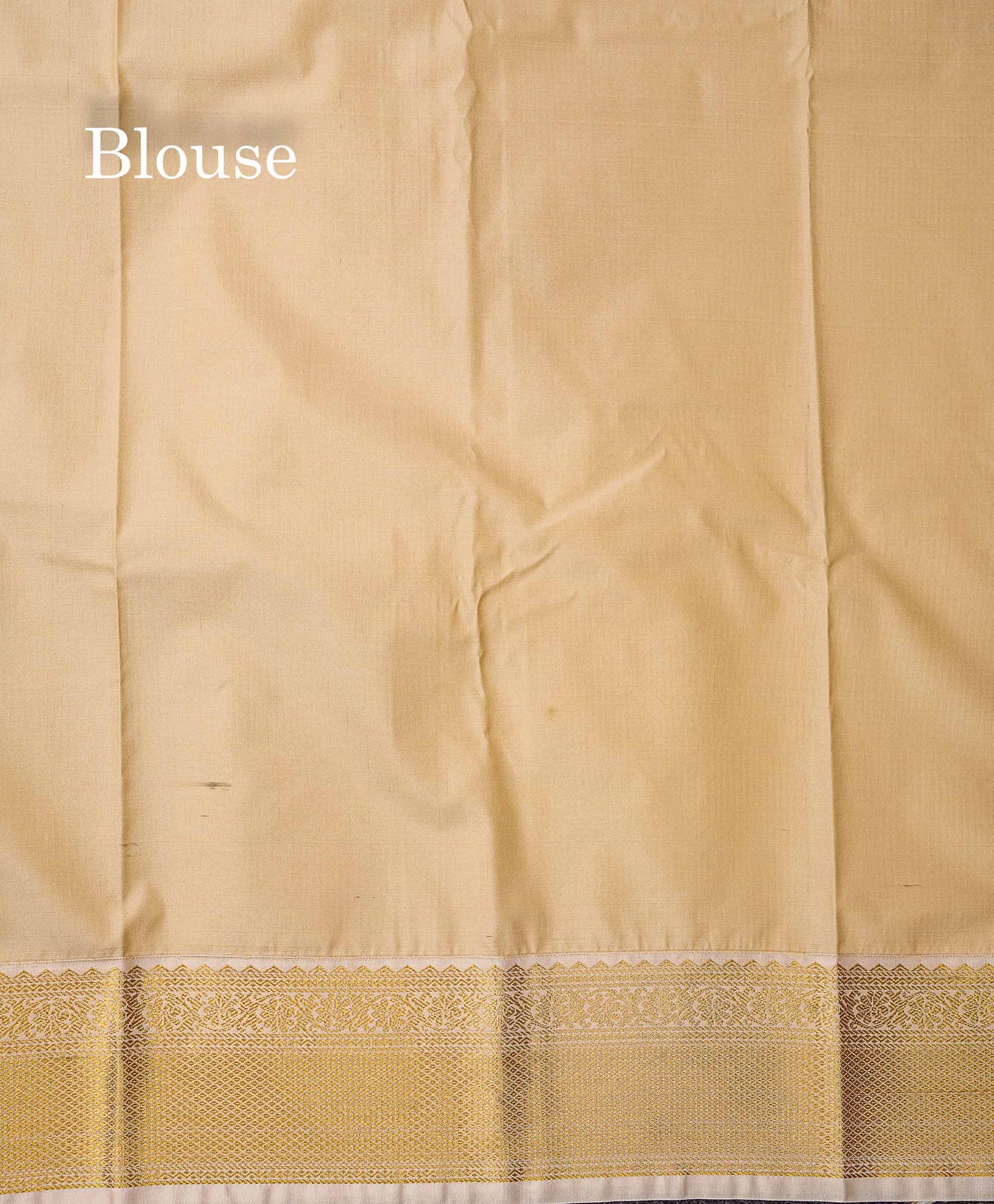 Semi Silk Saree - Bottle Green Mango Butta With Tiny Vaira Oosi Checks Along With Contrast Cream Sandal Traditional Border