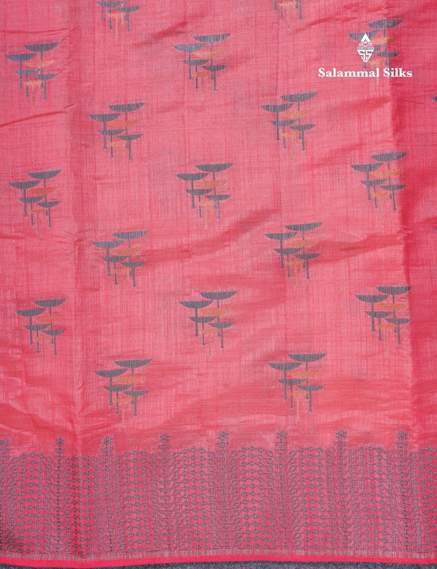 Beautiful Sky Blue Semi Raw Silk Saree With Fancy Border