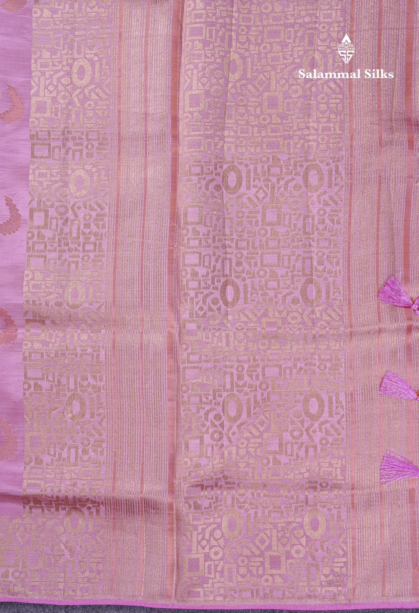 Beautiful Blue Semi Raw Silk Saree With Fancy Border