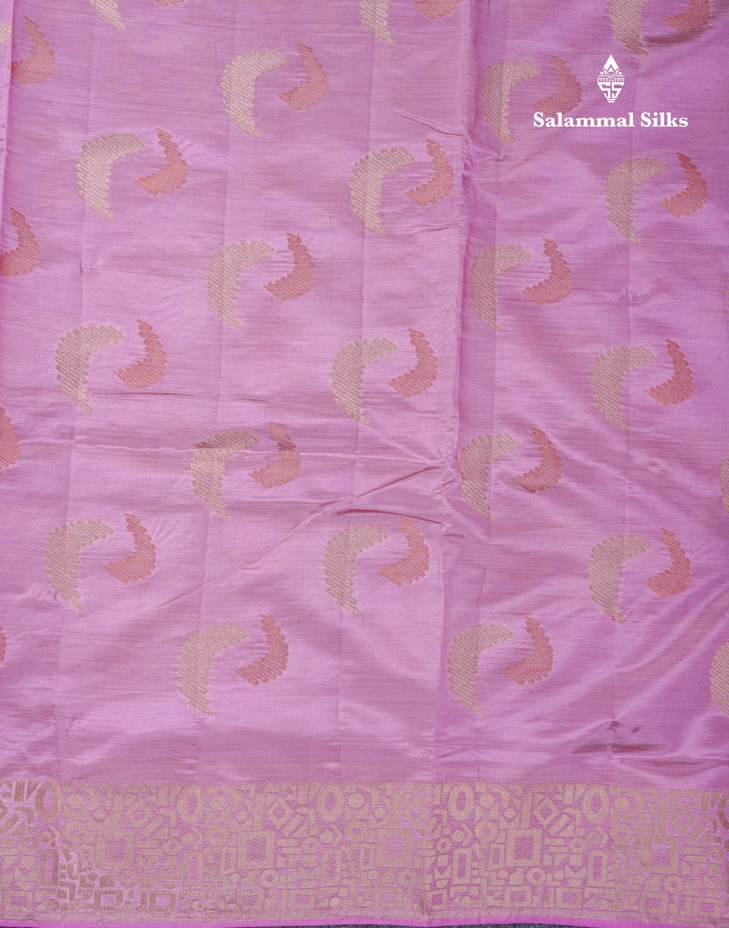 Beautiful Blue Semi Raw Silk Saree With Fancy Border