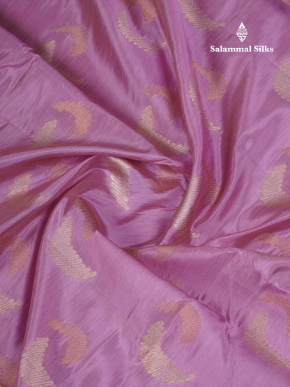 Beautiful Blue Semi Raw Silk Saree With Fancy Border