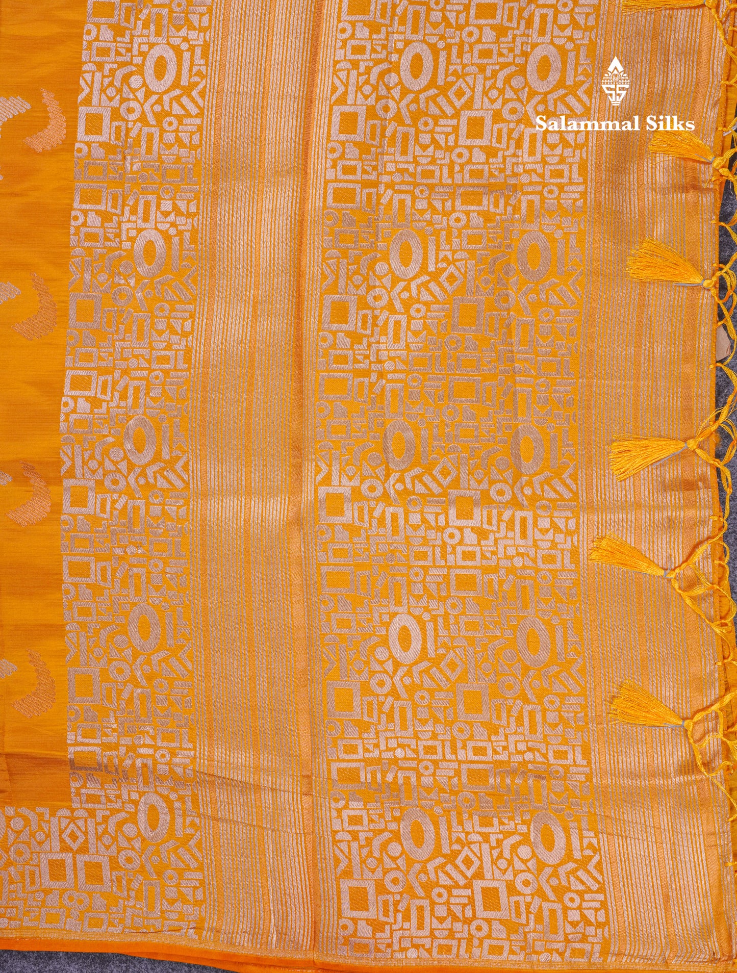 Beautiful Blue Semi Raw Silk Saree With Fancy Border