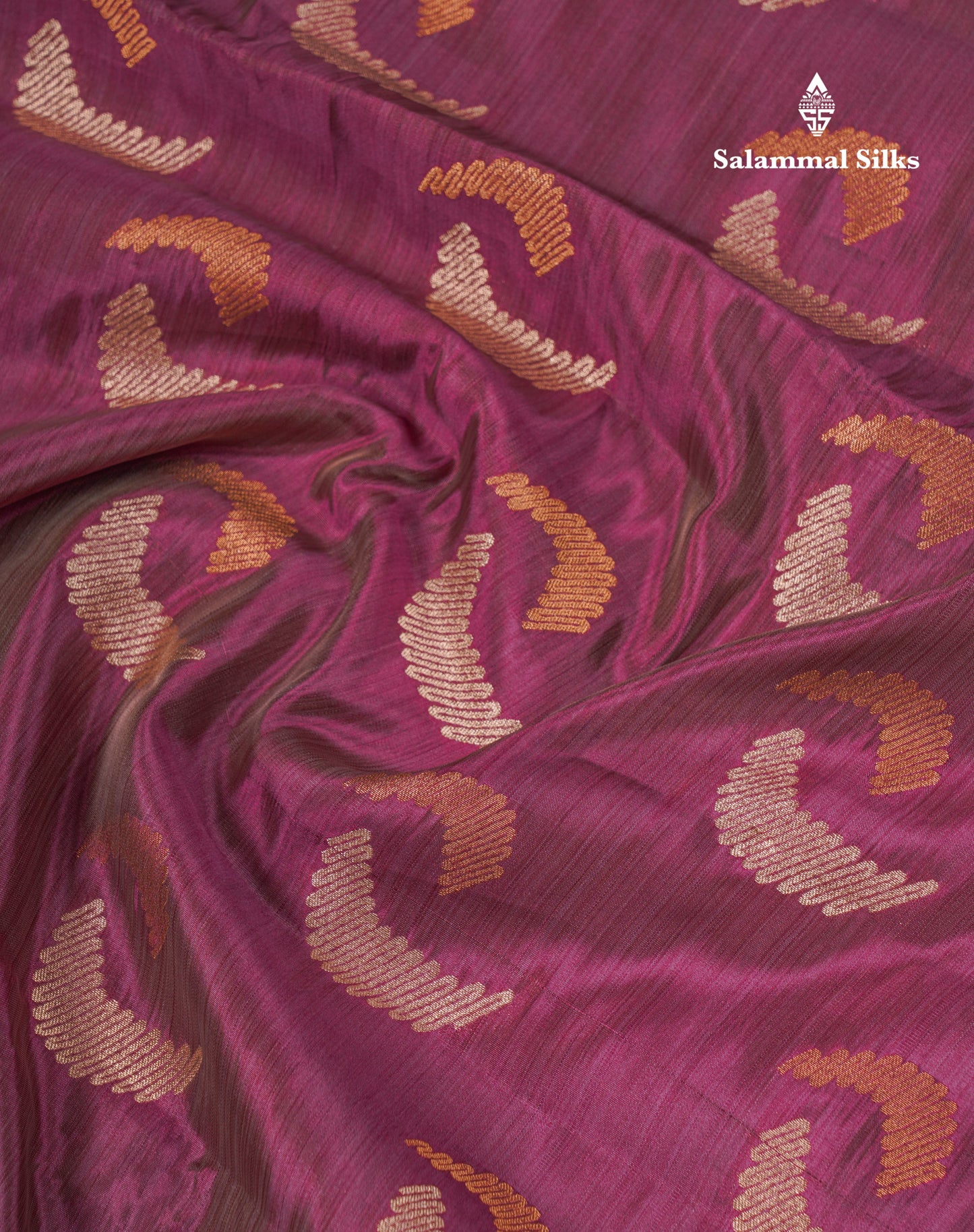 Beautiful Blue Semi Raw Silk Saree With Fancy Border