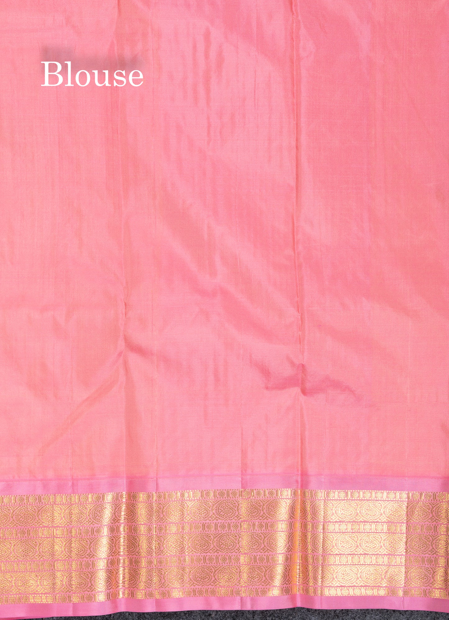 Beautiful White Pure Kanjivaram Silk Saree With Contrast Baby Pink Traditional Border