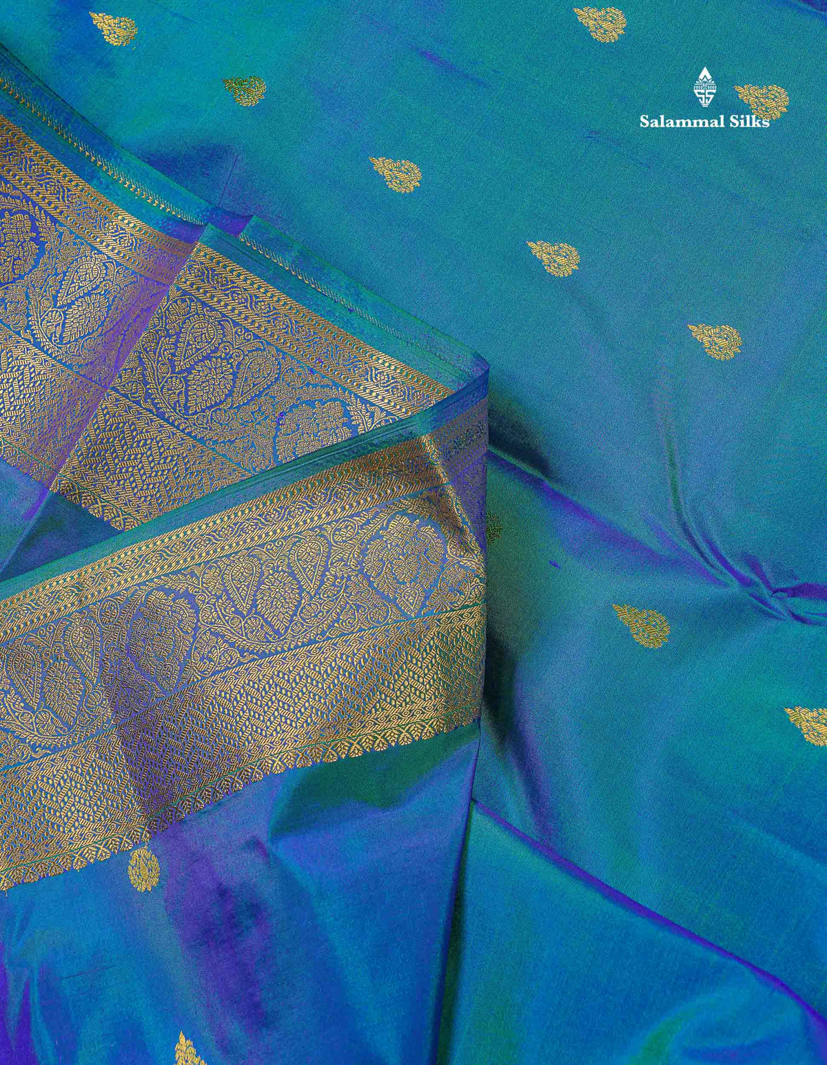 Pure Kanjivaram Silk Saree - Half White Colour Body With Zari Butta & Contrast Pink Blouse