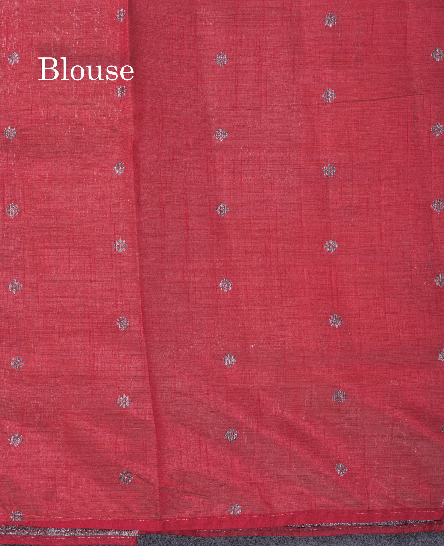 Beautiful Reddish Maroon Semi Raw Silk Saree With Fancy Border