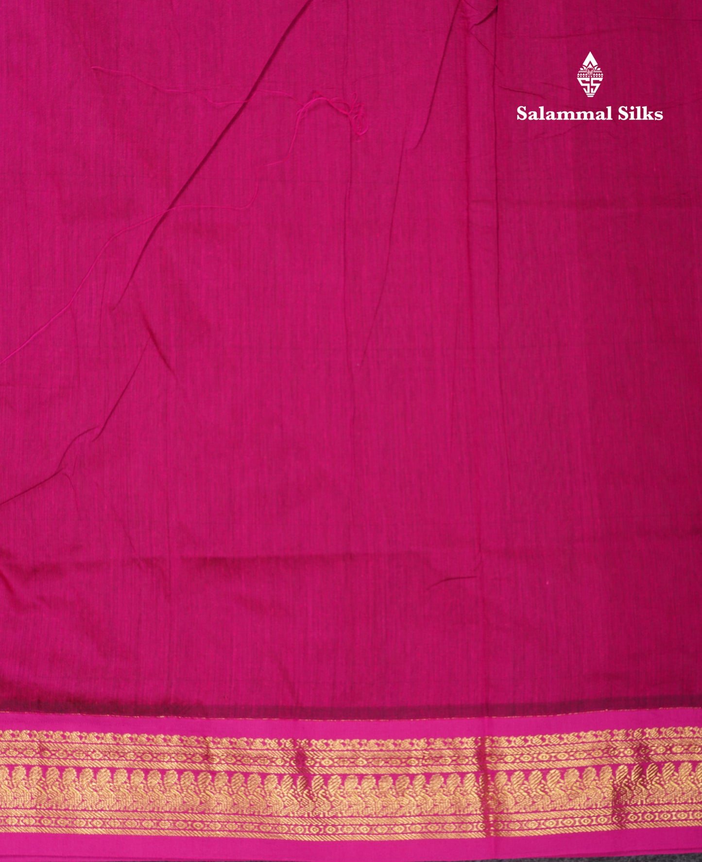 Pista Green Kalyani Cotton Saree With Contrast Pink Border