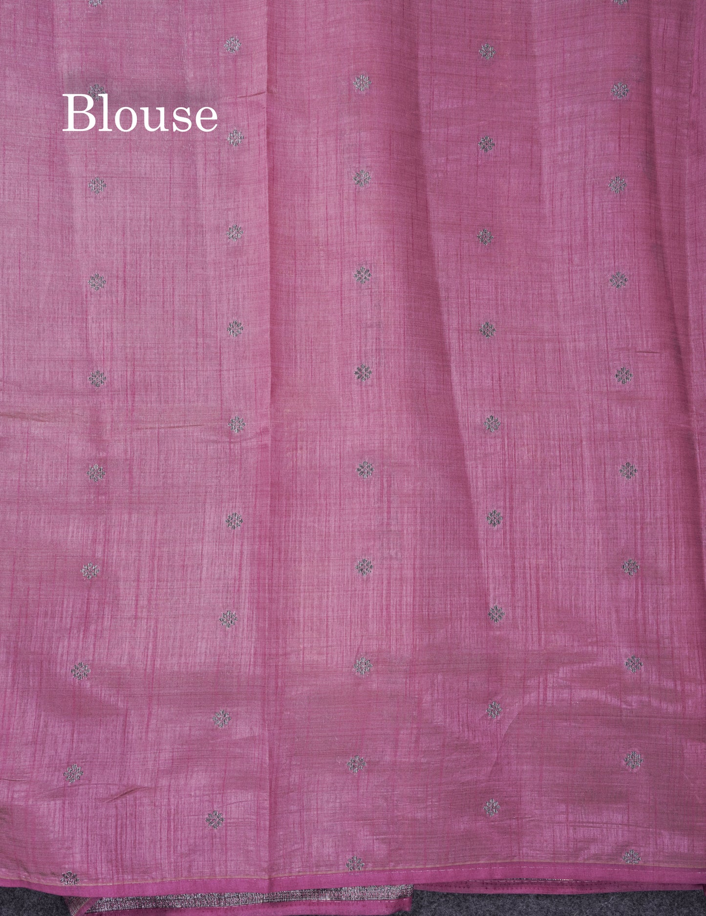 Beautiful Light Pink Semi Raw Silk Saree With Fancy Border