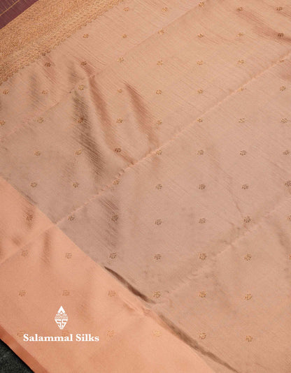 Beautiful Bottle Green Checks And Small Buttas Semi Silk Saree With Baby Pink Traditional Double Border