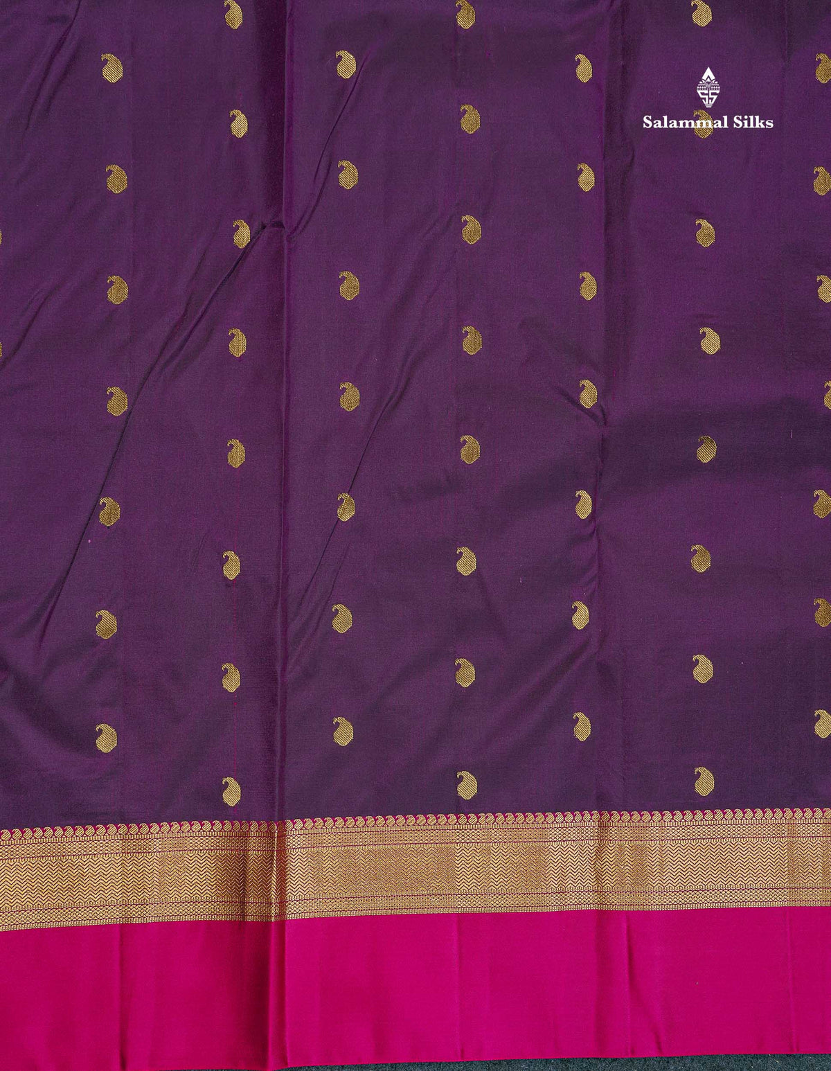 Pure Kanjivaram Silk Saree - Mustard Yellow Colour Body With Mango Butta & Ganga Jamuna Border