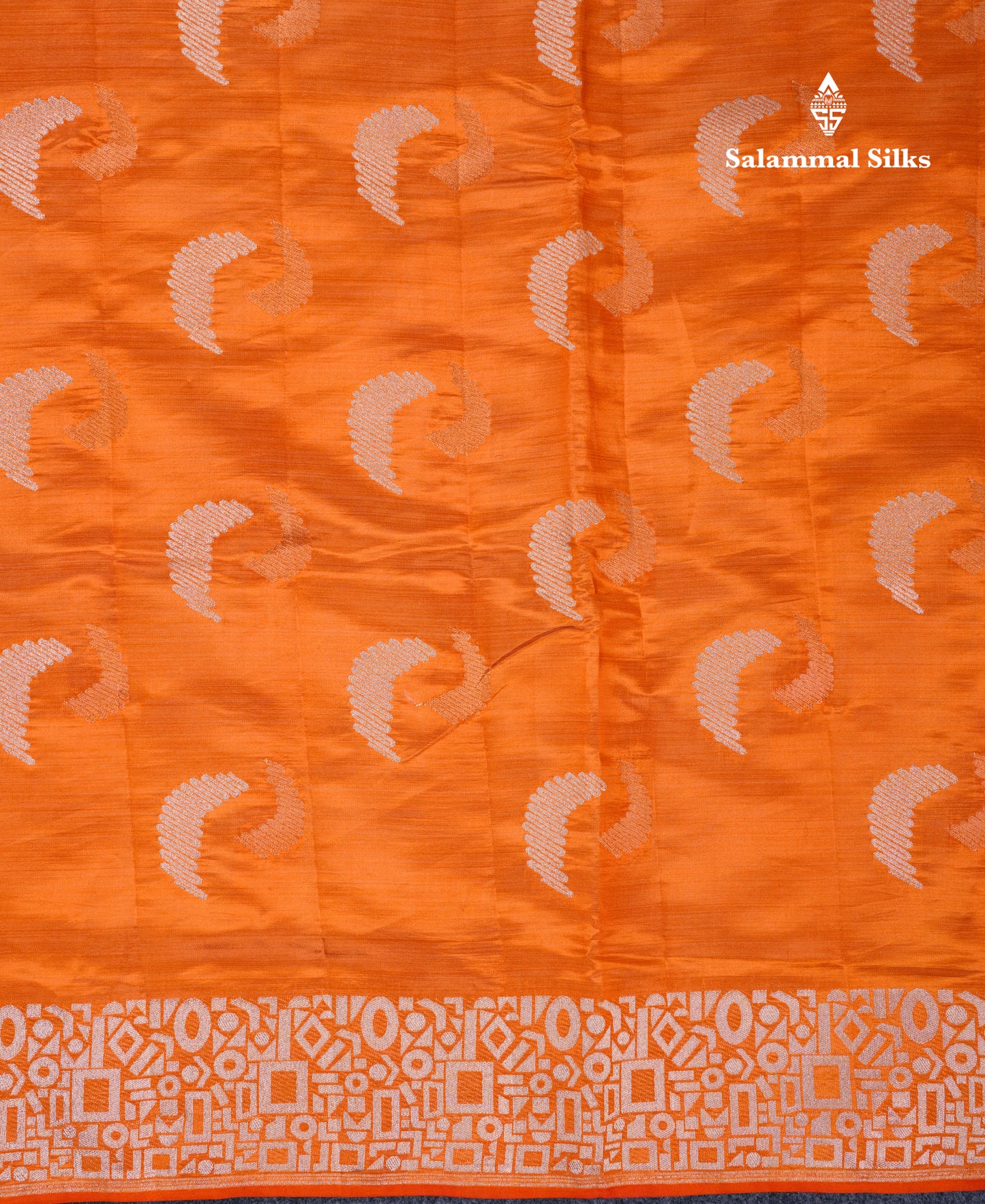 Beautiful Blue Semi Raw Silk Saree With Fancy Border