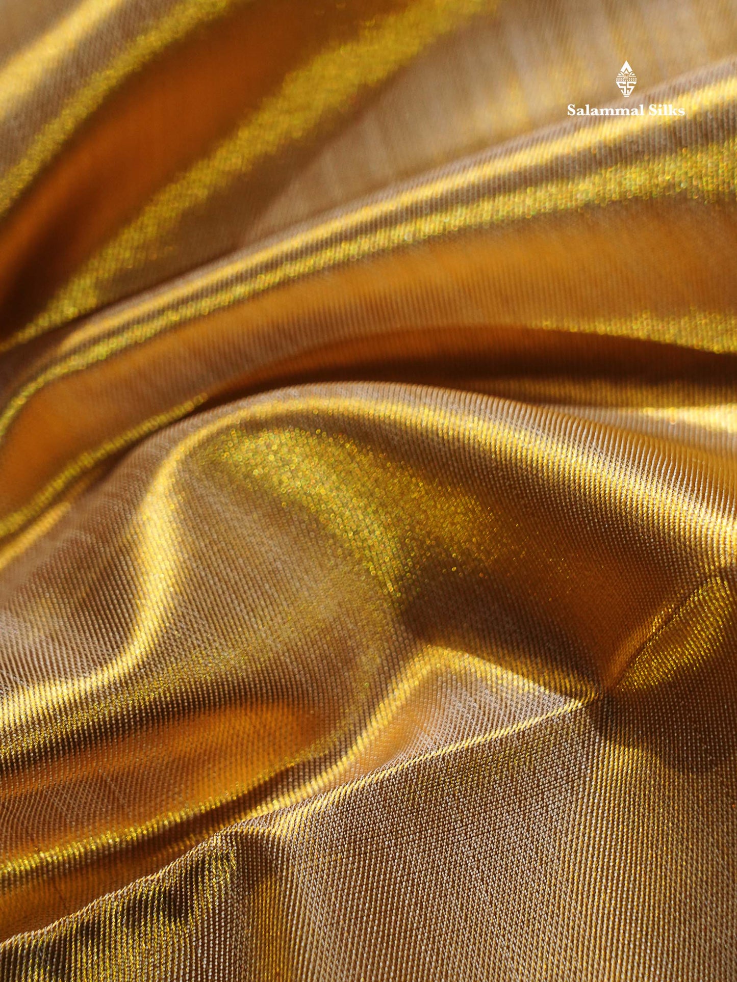 Beautiful Gold Tissue Plain Bridal Pure Kanjivaram Silk Saree With Traditional Border