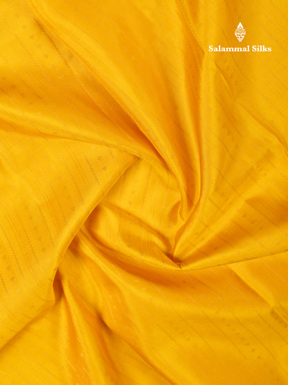 Beautiful Yellow Pure Kanjivaram Silk Saree With Contrast Maroon Traditional Evening Morning Border