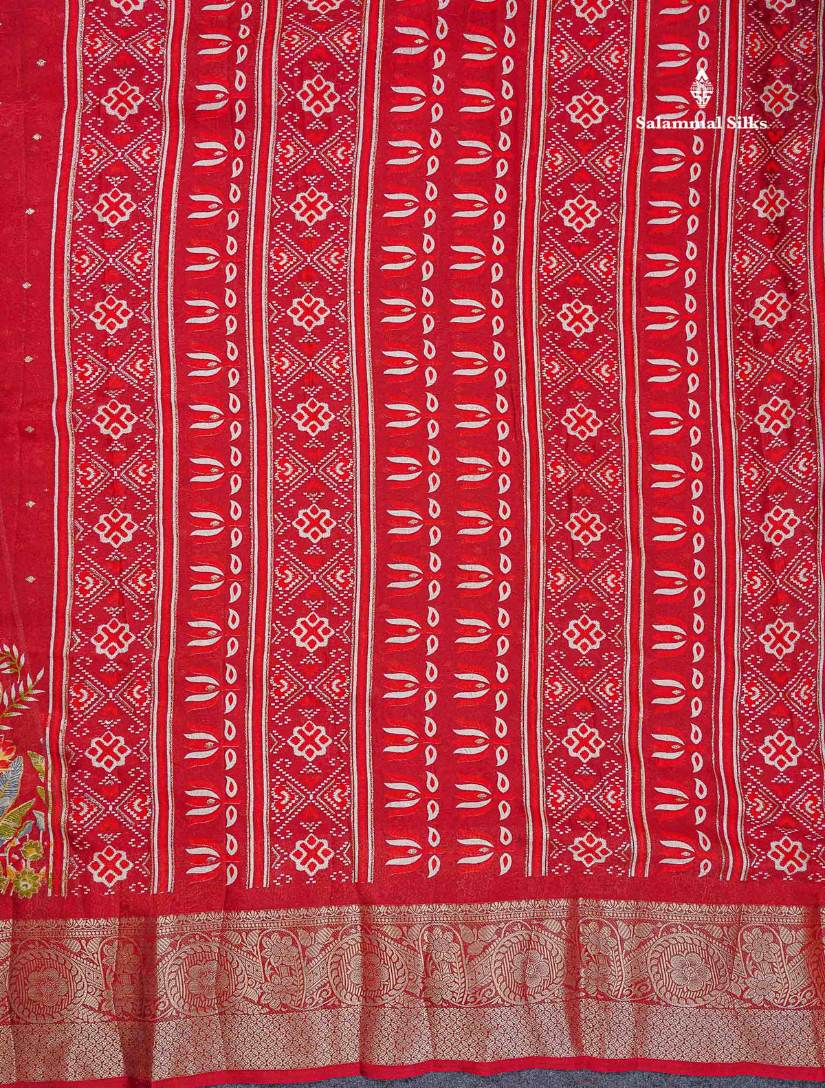 Semi Georgette Saree - Magenta Pink Colour Body With Fancy Border