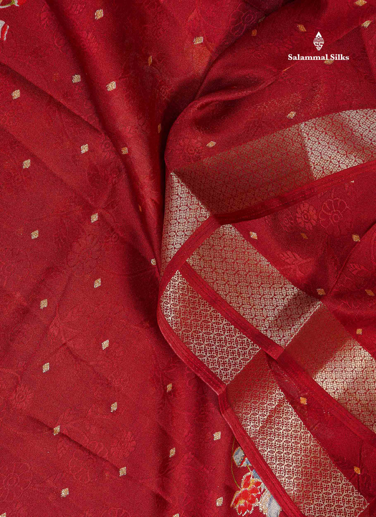 Semi Georgette Saree - Magenta Pink Colour Body With Fancy Border