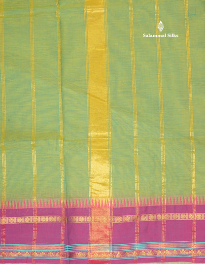 Sandal Beautiful Pure Cotton With Brown Border