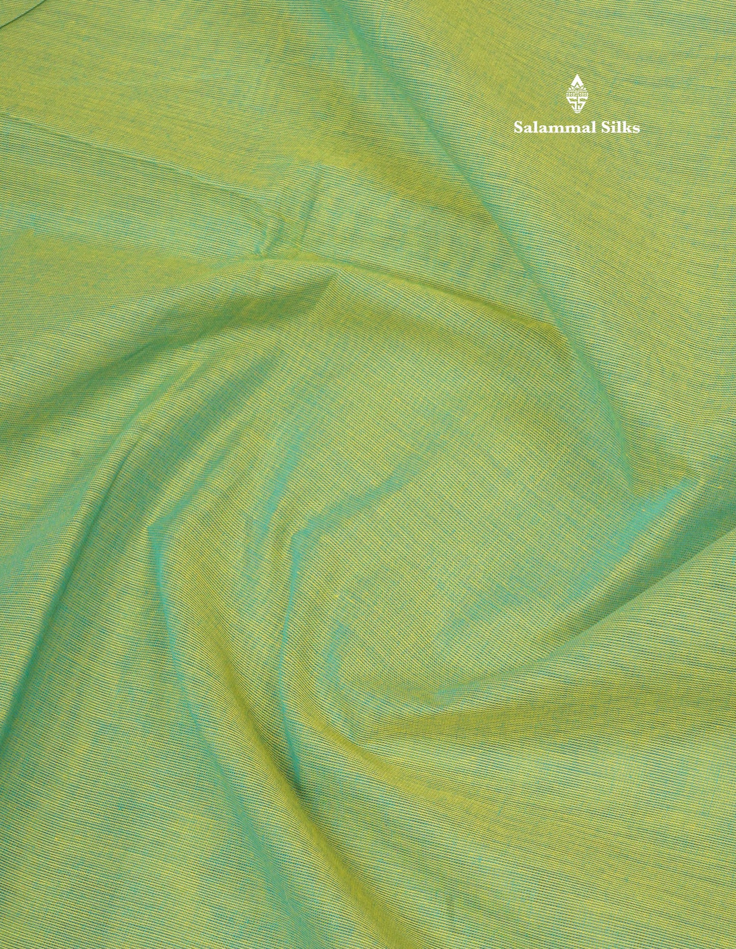 Parrot Green Beautiful Pure Cotton Saree With Contrast Vadamalli Traditonal Gap Border