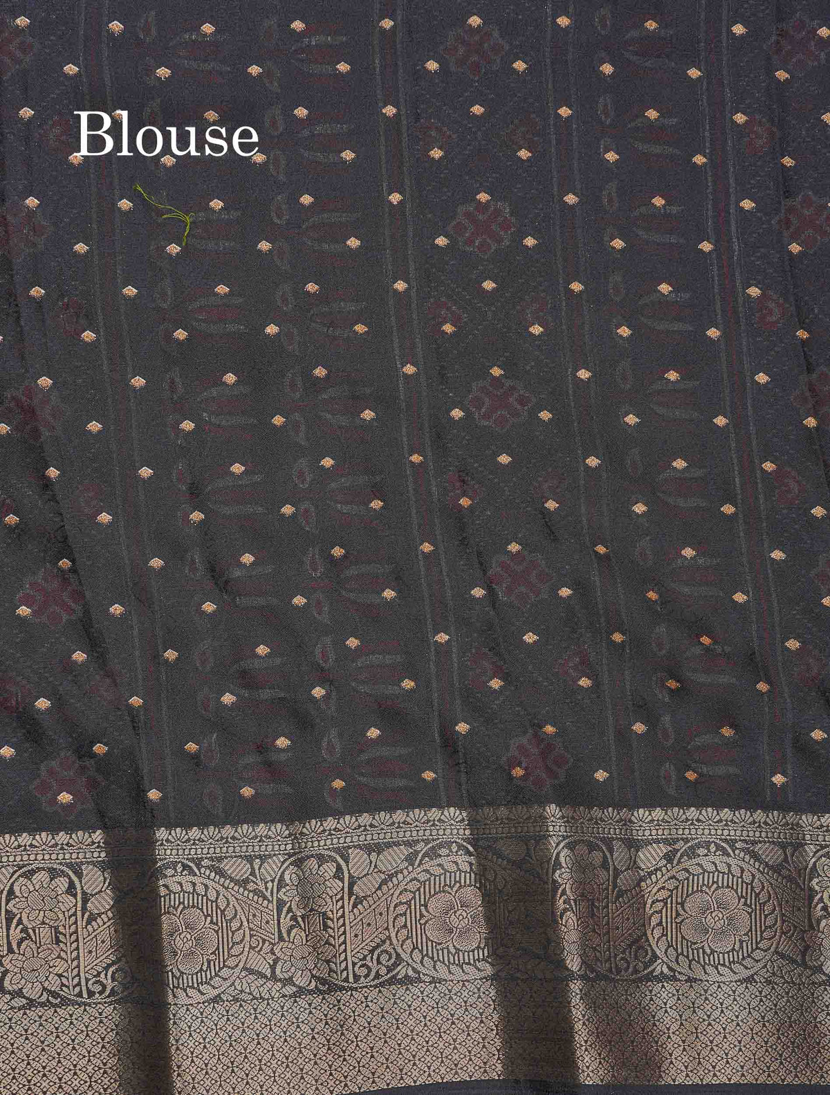 Semi Georgette Saree - Magenta Pink Colour Body With Fancy Border