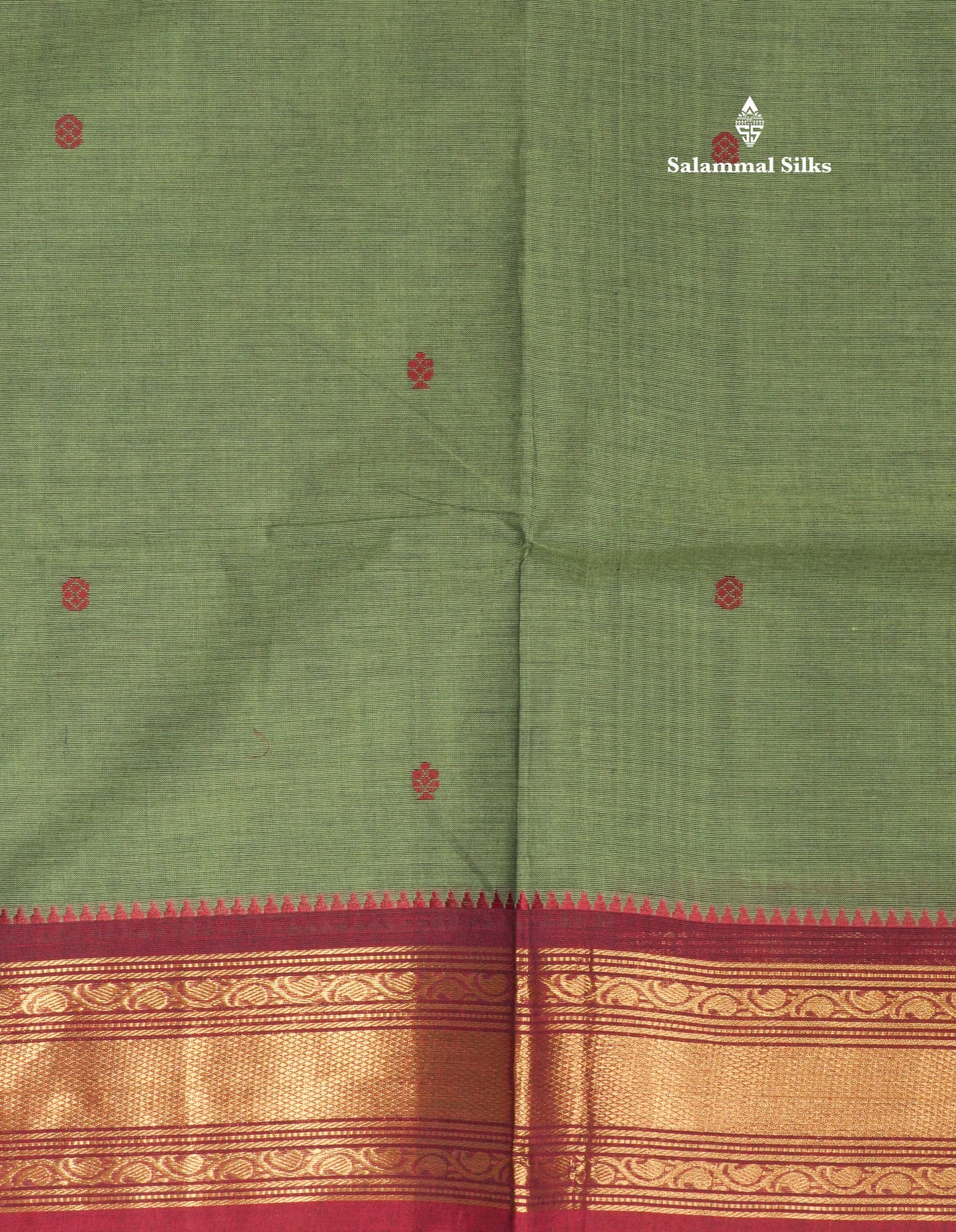 Peacock Blue Beautiful Pure Cotton Saree With Contrast Traditional Dark Maroon Border