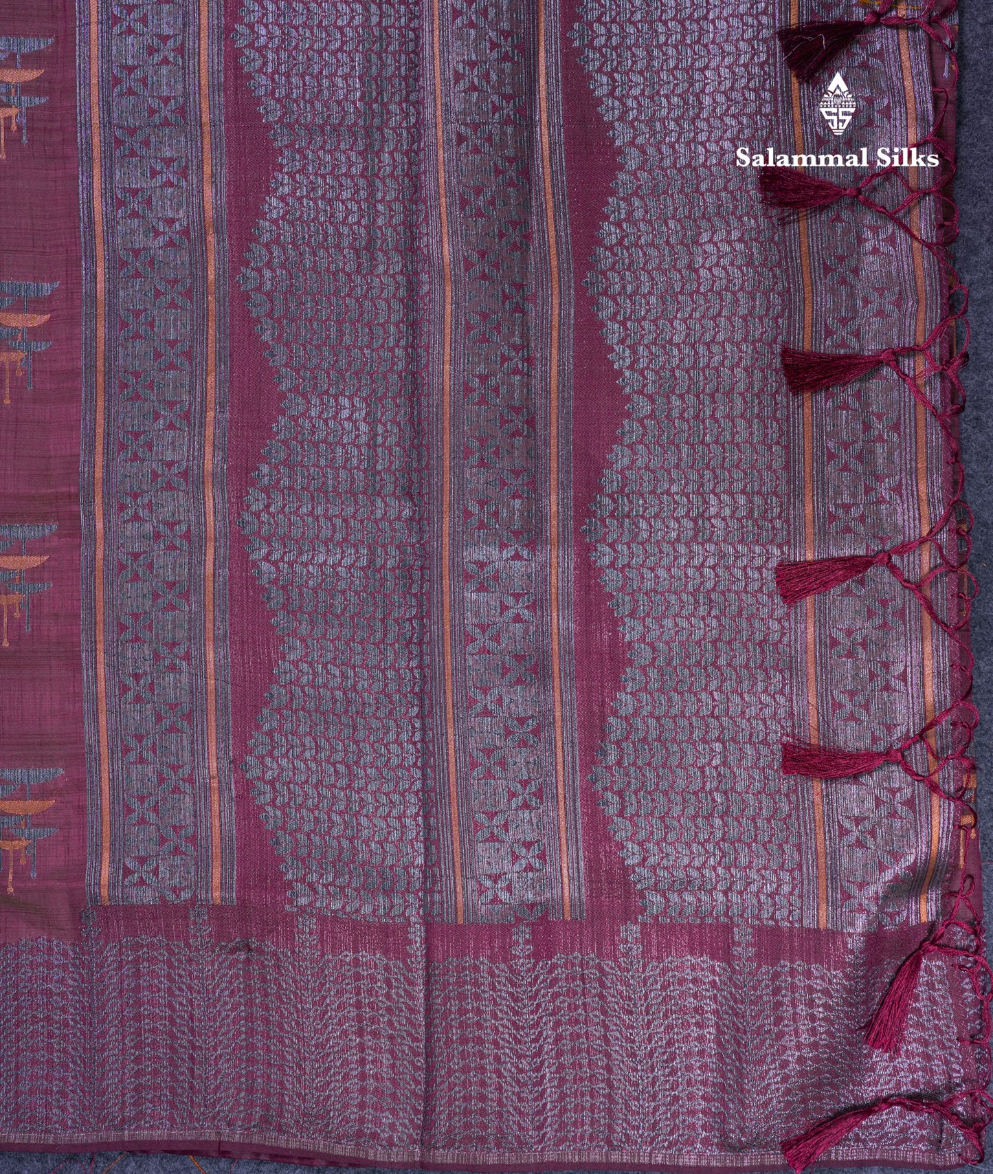 Beautiful Sky Blue Semi Raw Silk Saree With Fancy Border