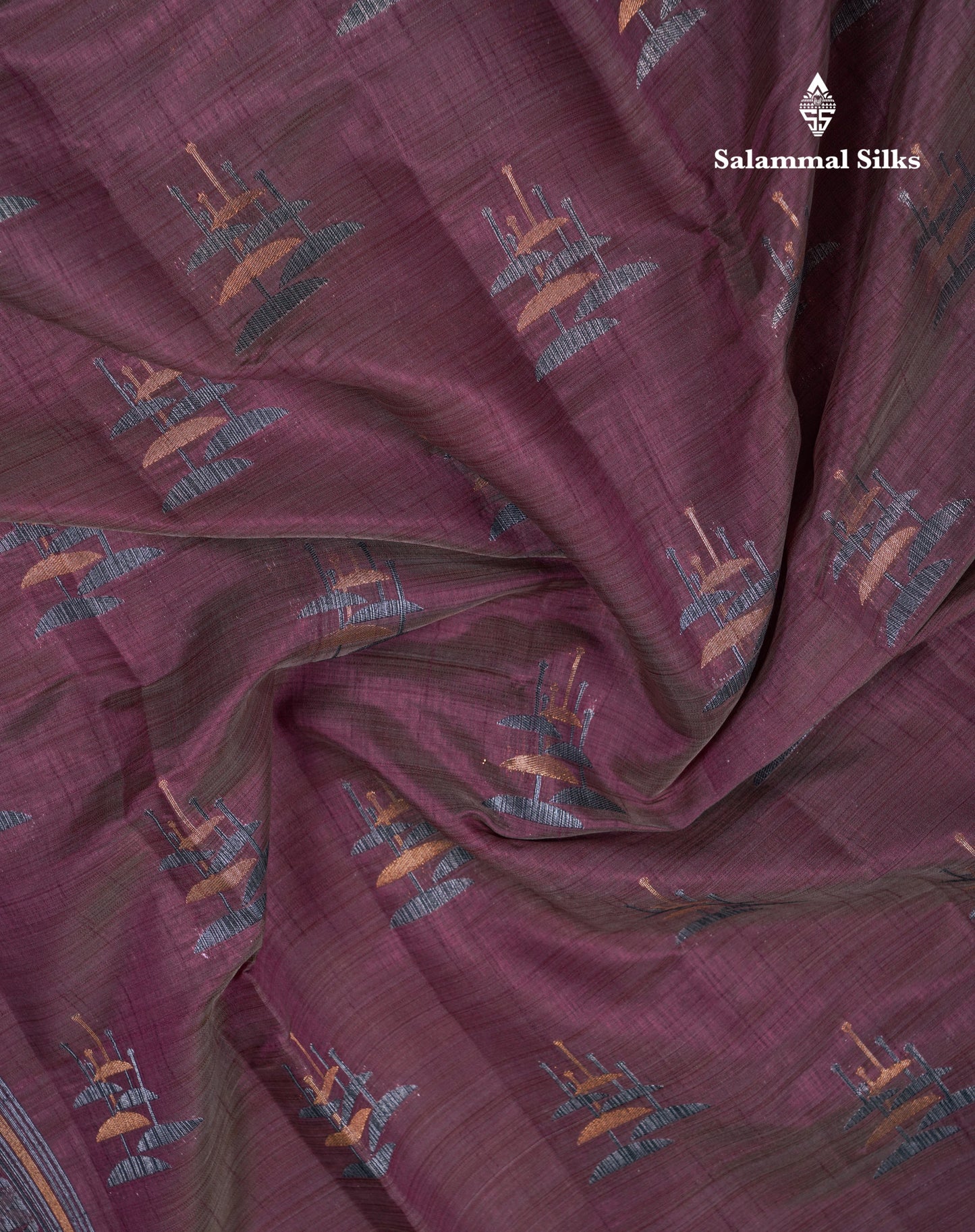 Beautiful Sky Blue Semi Raw Silk Saree With Fancy Border