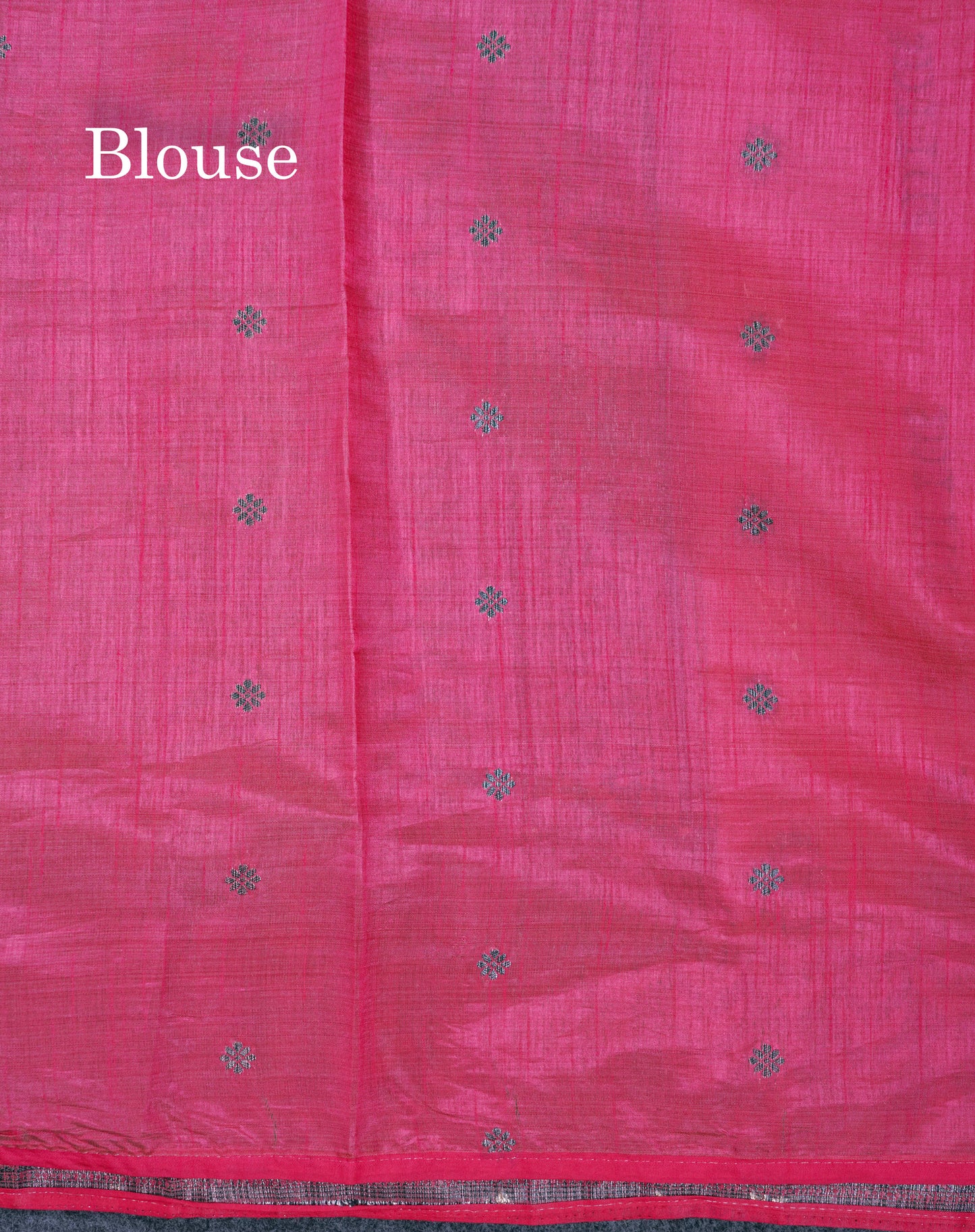 Beautiful Light Pink Semi Raw Silk Saree With Fancy Border