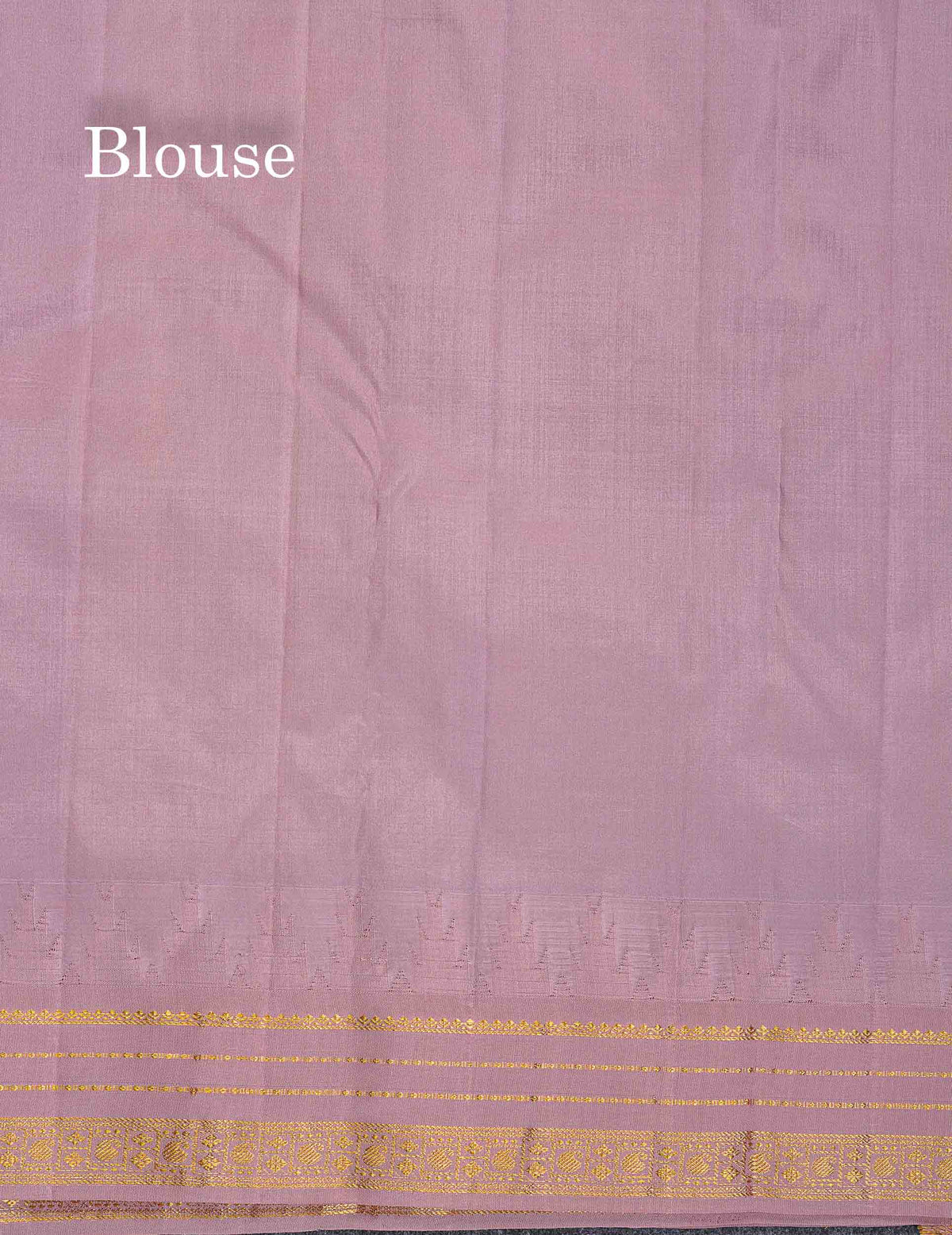 Pure Kanjivaram Silk Saree - Pista Green Colour Body With Contrast Light Lavender Temple Border