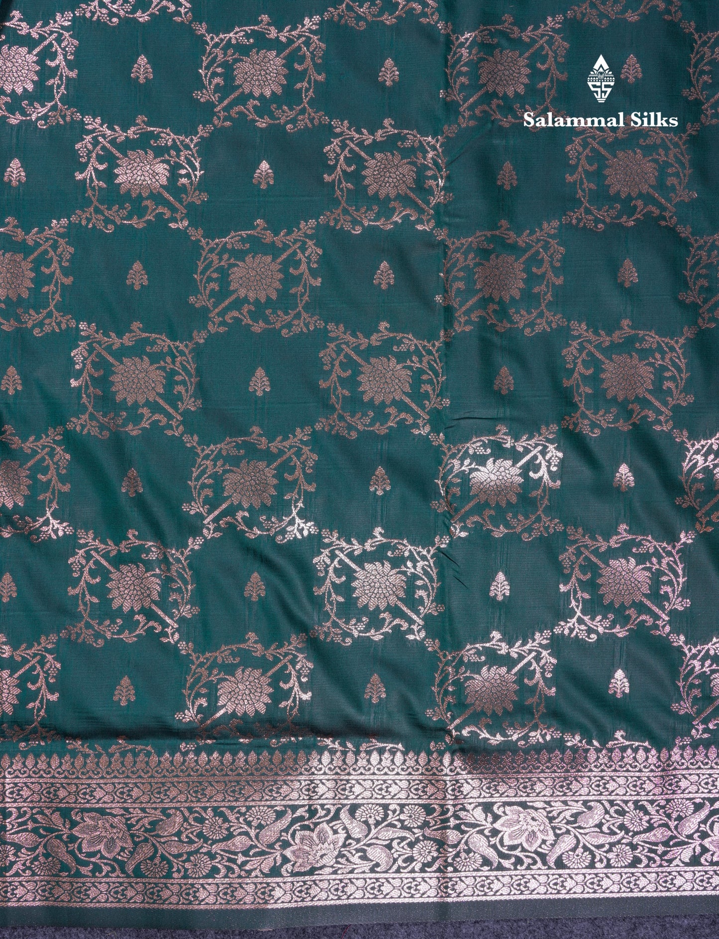 Beautiful Dark Maroon Semi Banaras Saree With Fancy Border