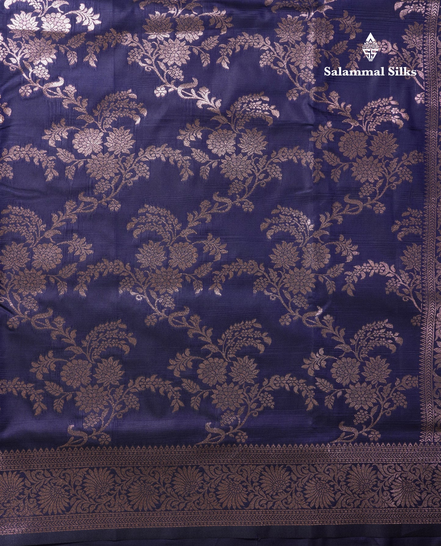 Beautiful Dark Maroon Semi Banaras Saree With Fancy Border