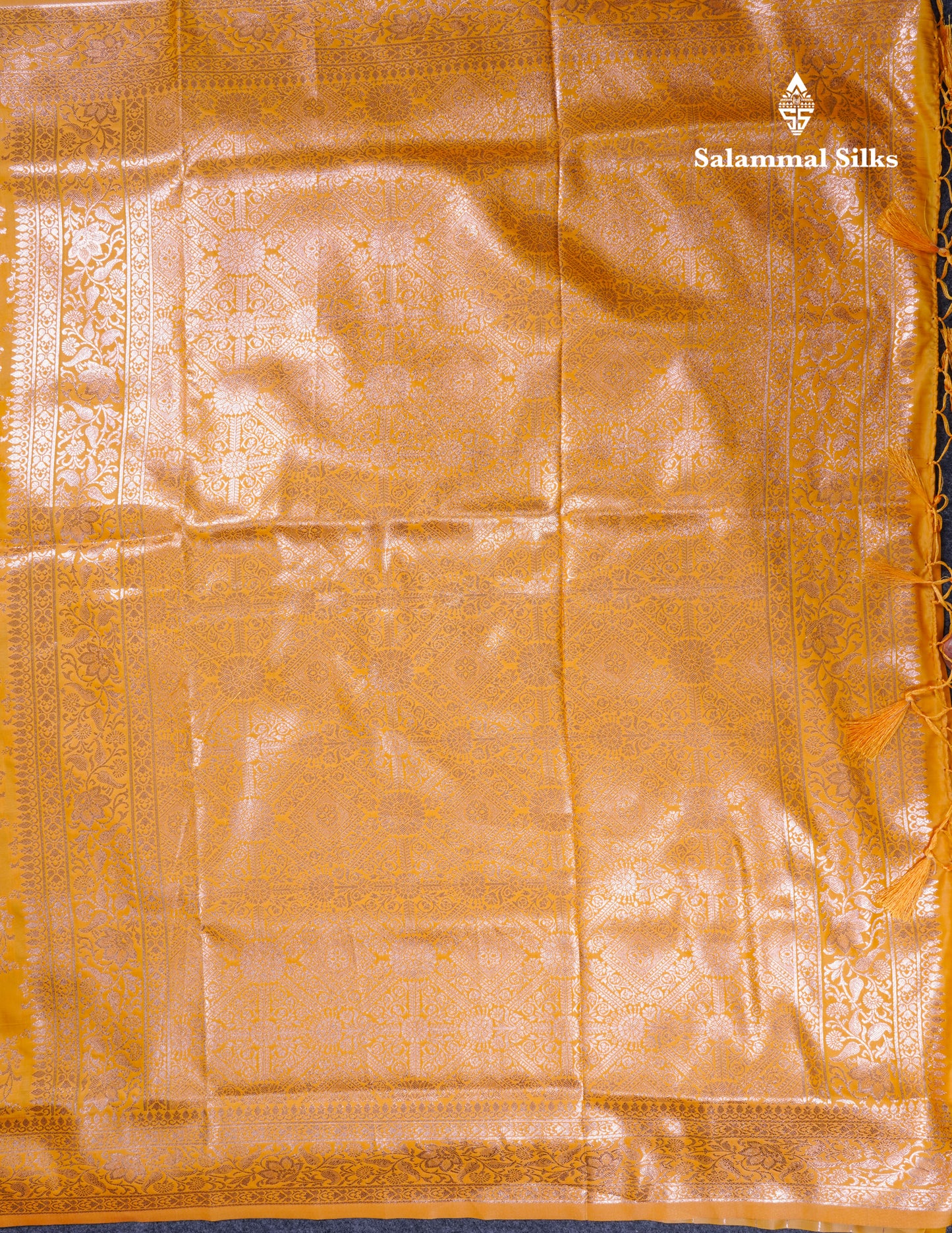Beautiful Dark Maroon Semi Banaras Saree With Fancy Border