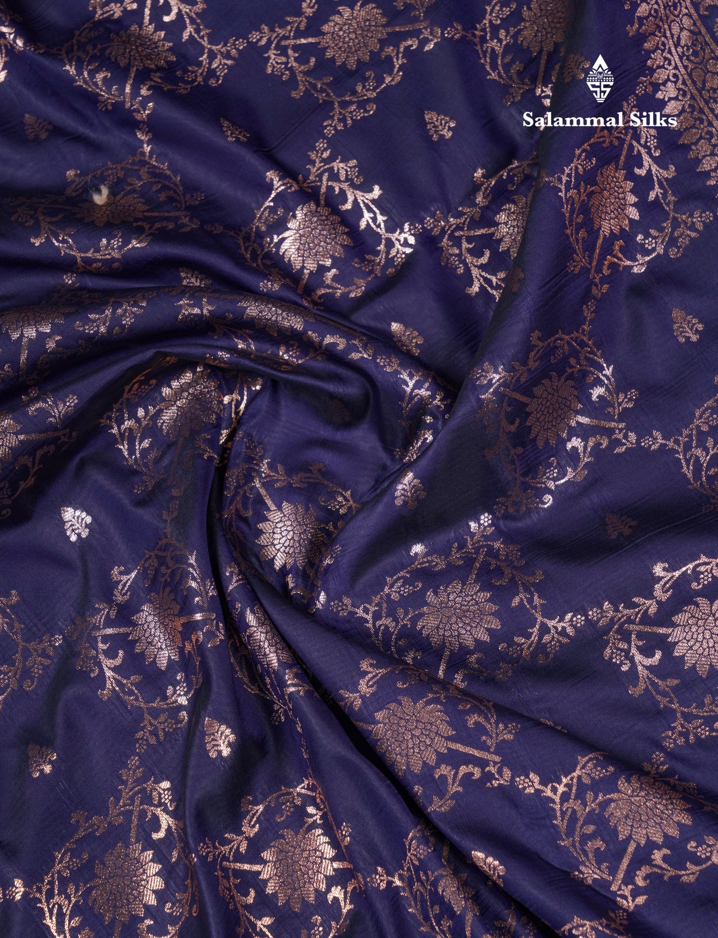 Beautiful Dark Maroon Semi Banaras Saree With Fancy Border