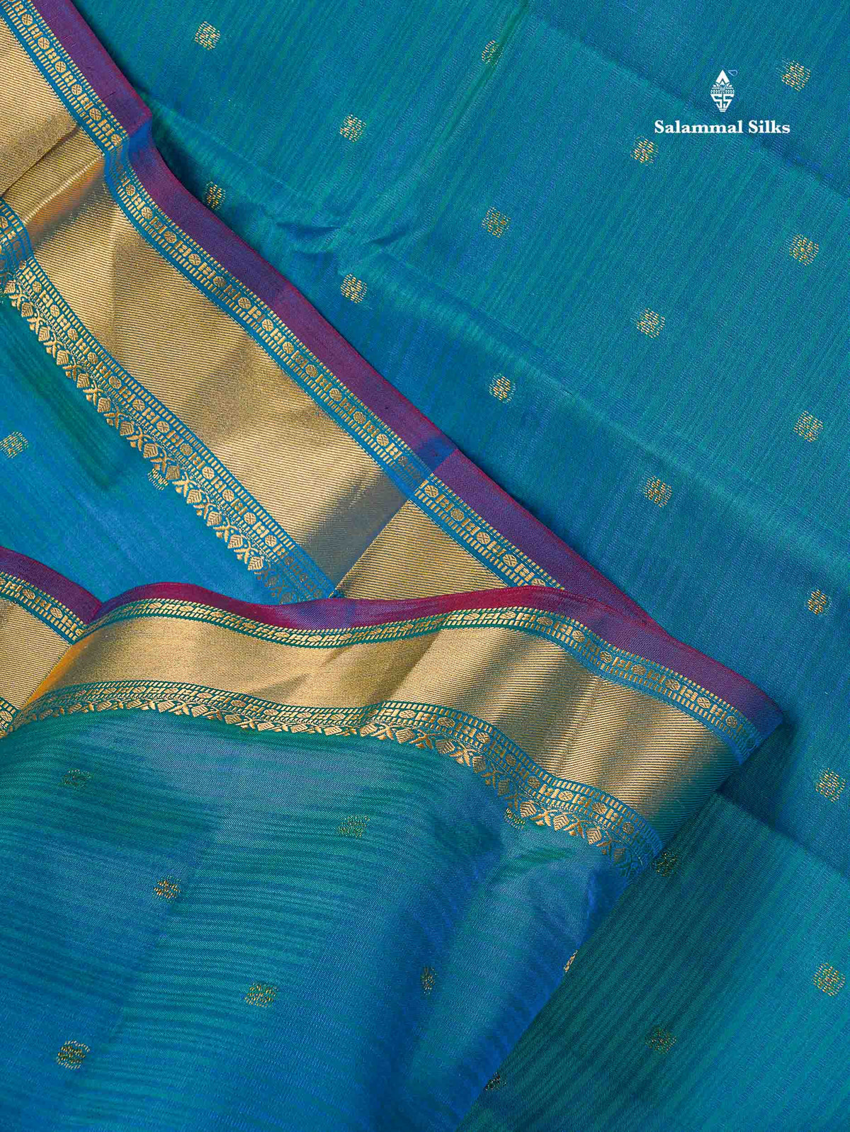 Pure Kanjivaram Silk Saree - Pinkish Orange Colour Body With Traditional Small Border