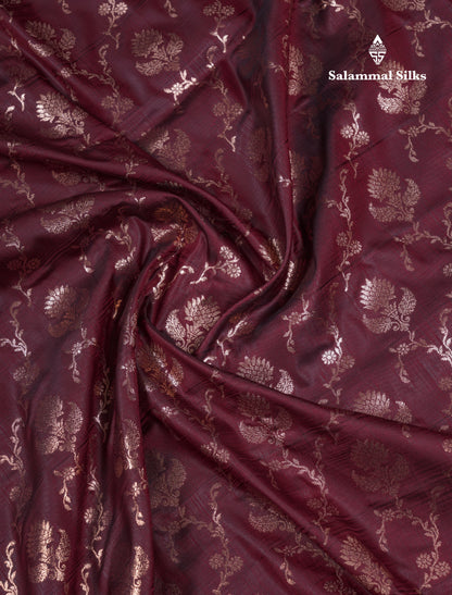 Beautiful Bottle Green Semi Banaras Saree With Fancy Border