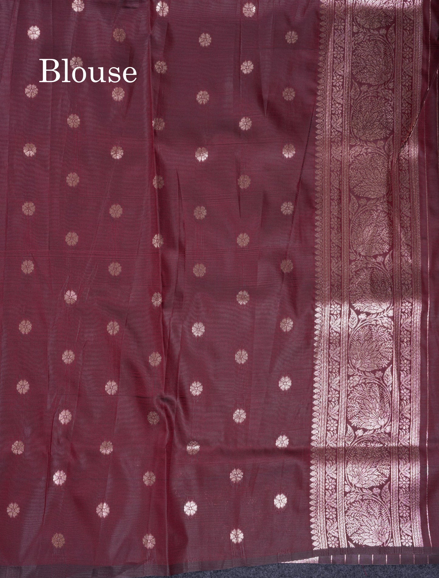 Beautiful Bottle Green Semi Banaras Saree With Fancy Border