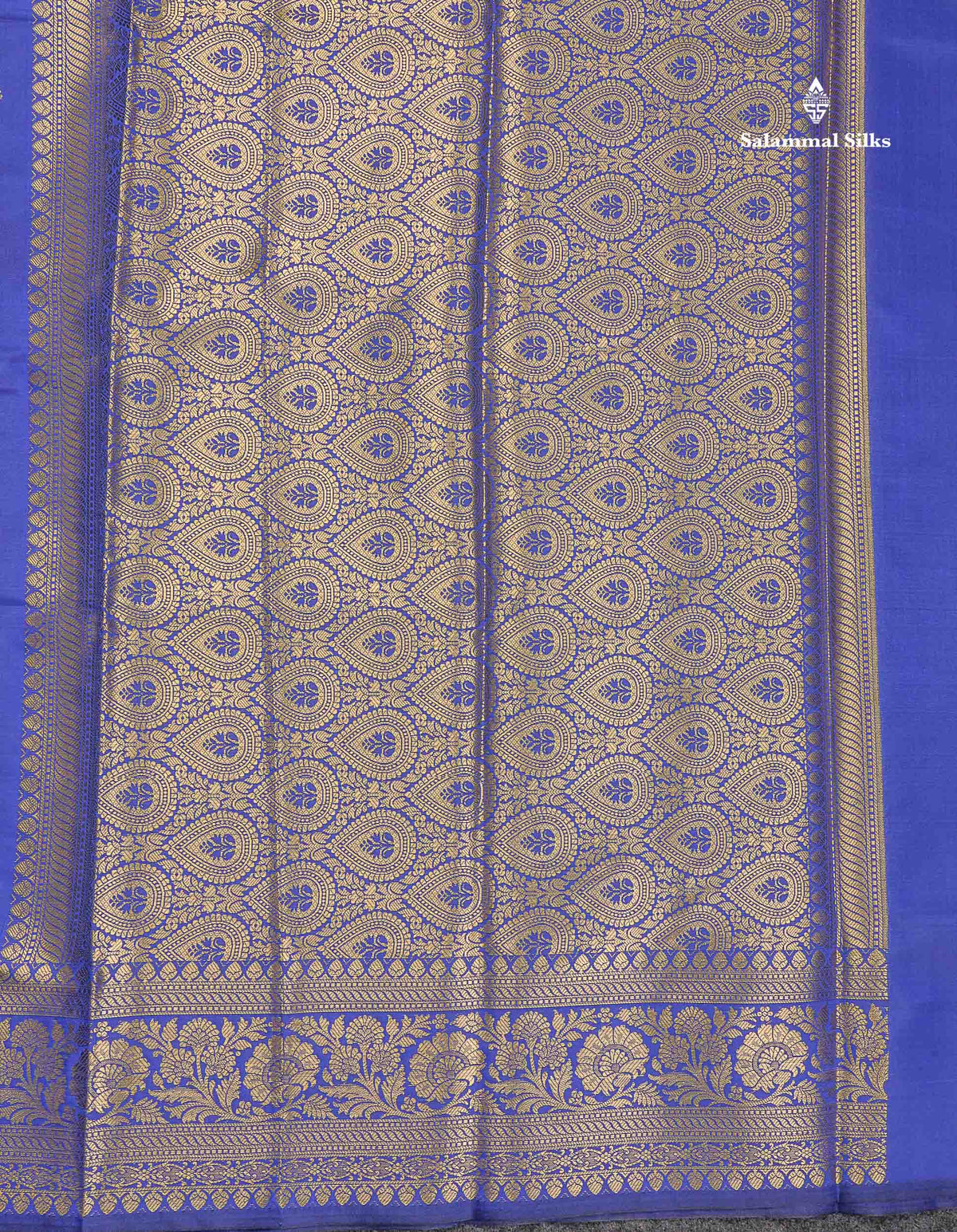 Semi Silk Saree - Magenta Colour Body Zari Butta With Fancy Border