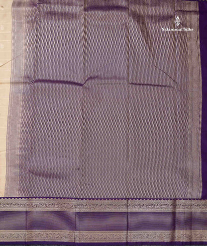 Light Rexona Zari Checks With Mango Butta Semi Silk Saree With Contrast Dark Maroon Traditional Border