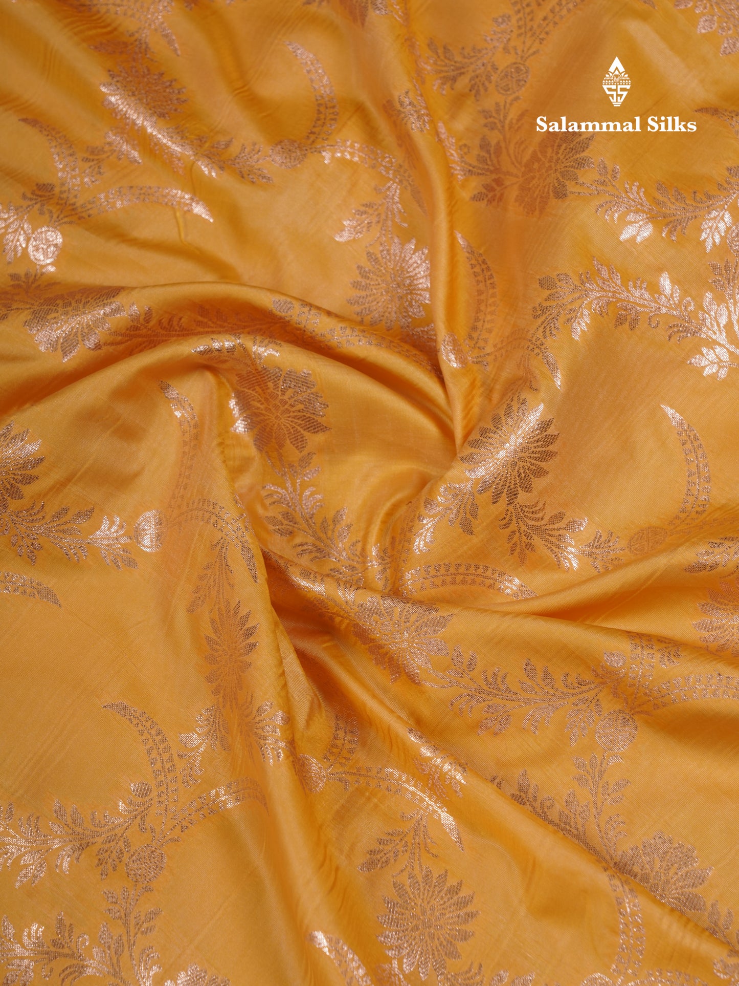 Beautiful Peacock Green Semi Banaras Saree With Fancy Border