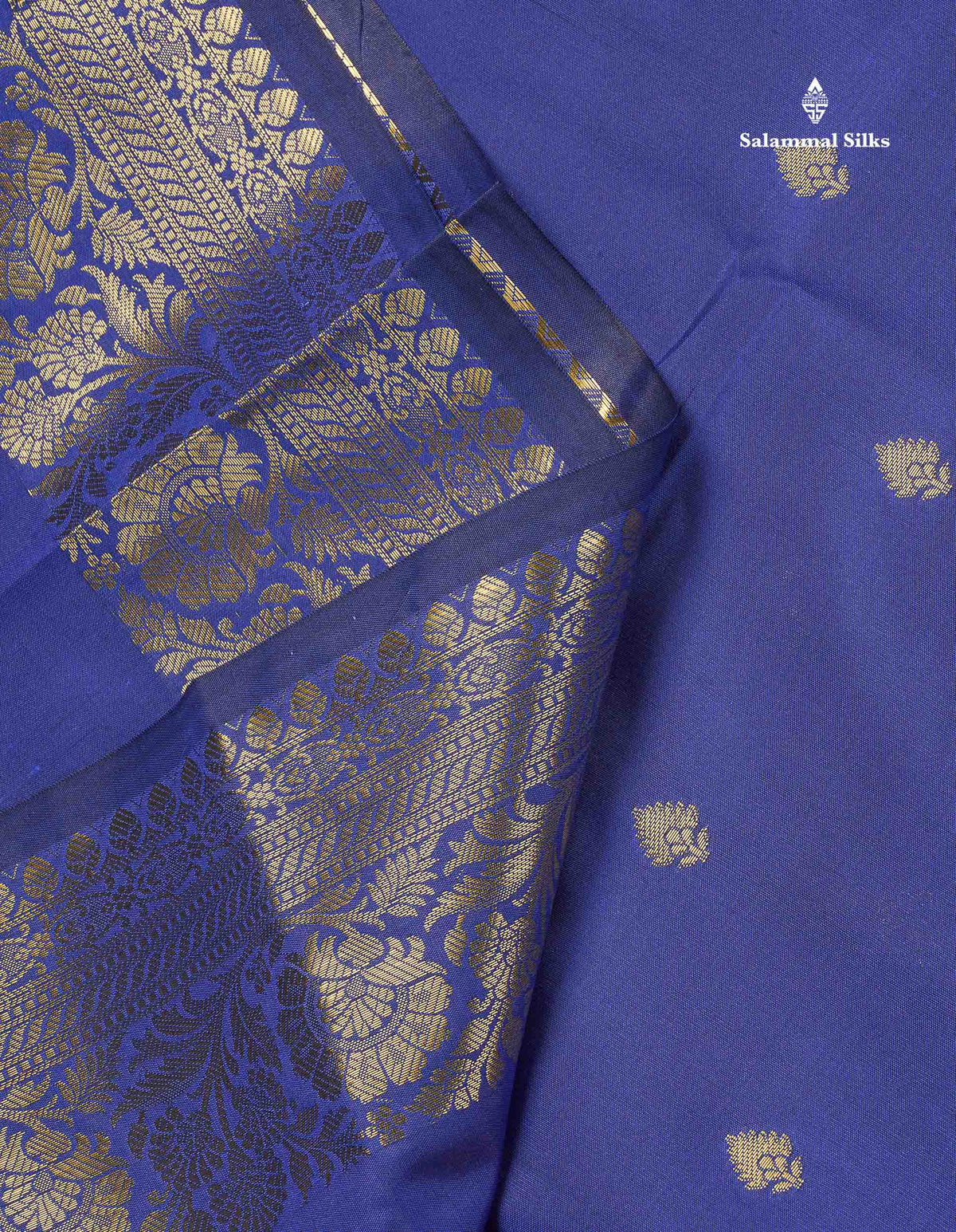 Semi Silk Saree - Magenta Colour Body Zari Butta With Fancy Border