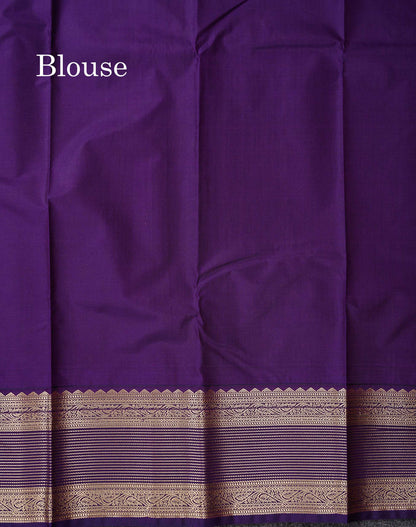 Light Rexona Zari Checks With Mango Butta Semi Silk Saree With Contrast Dark Maroon Traditional Border