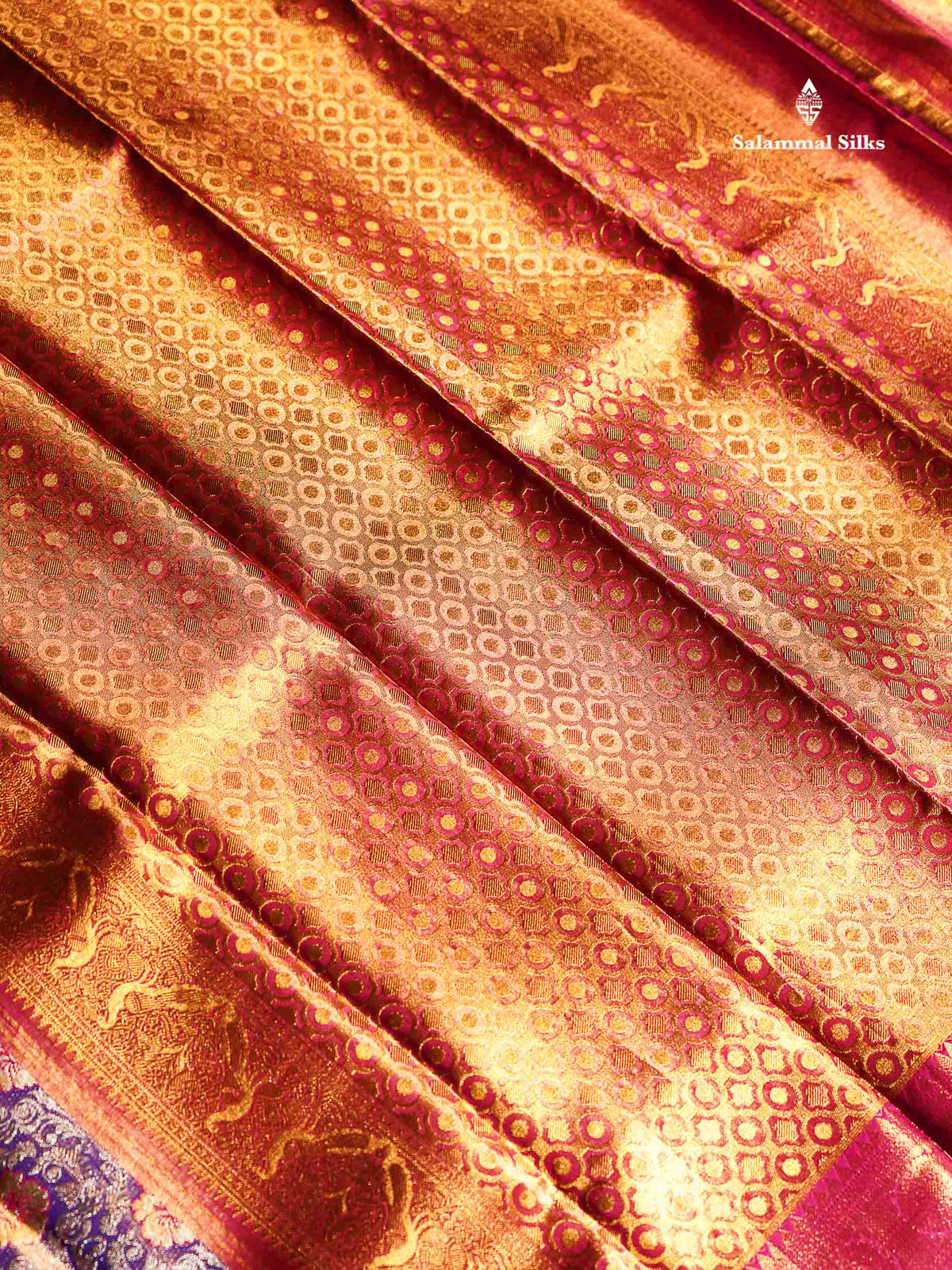 Beautiful Light Violet Tissue Bridal Pure Kanjivaram Silk Saree With Contrast Pink Traditional Evening Morning Border
