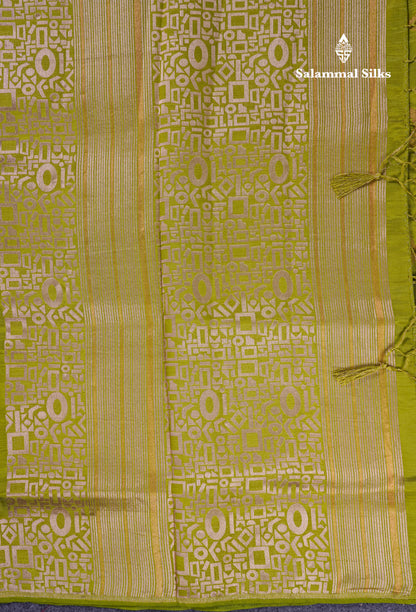 Beautiful Blue Semi Raw Silk Saree With Fancy Border